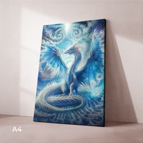 Quadro Decorativo Canvas - Dragão Kumara - Pequeno 21x30