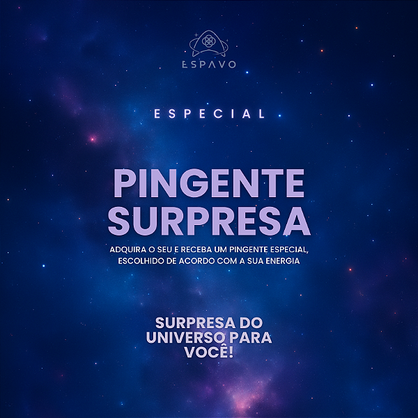 Pingente Surpresa - Cristal Natural Bruto