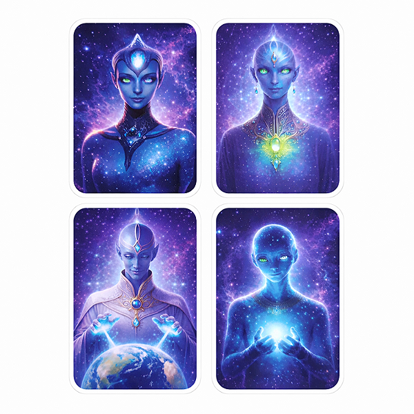 Oráculo Arcturiano – 28 Cartas de Luz