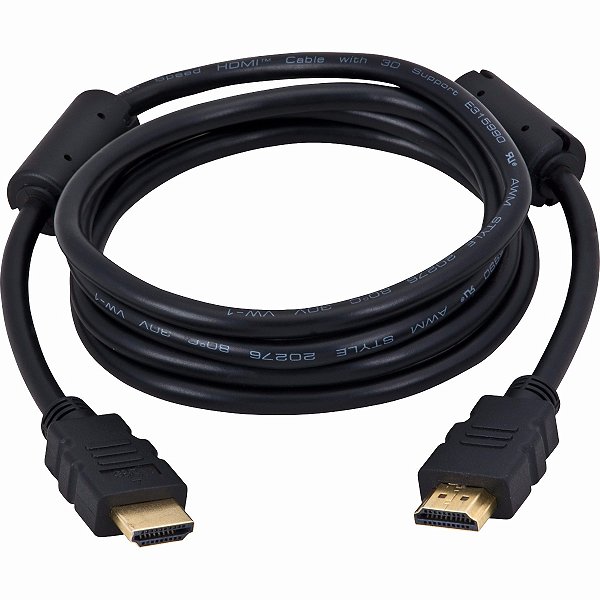 Cabo Hdmi 3 metros 2.0  4k  3d Full Hd Alta Resoluçao