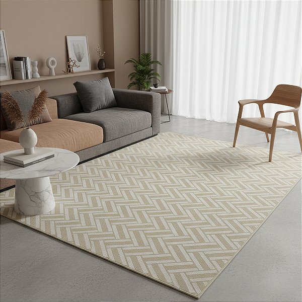 Tapete Sala Quarto 2,00x2,50 Poliéster Antiderrapante HT08 Sem Pelo Promoção