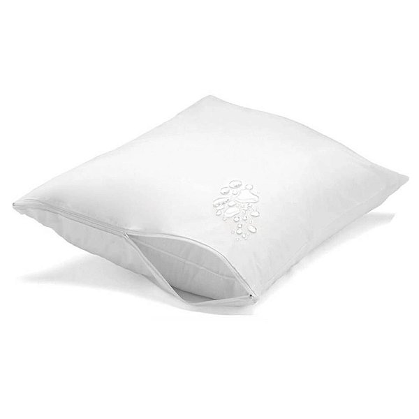 Capa Fronha Protetora Para Travesseiro Impermeável 50x70 - Kit 2 Un