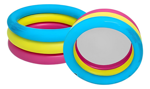 Piscina infantil com 3 anéis Infláveis 88 Litros