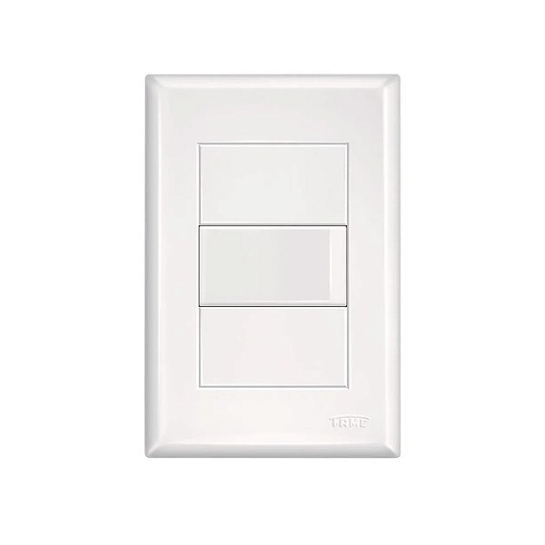 CONJUNTO FAME EVIDENCE COM PLACA 1 SIMPLES 16A 10128964 BRANCO 487015