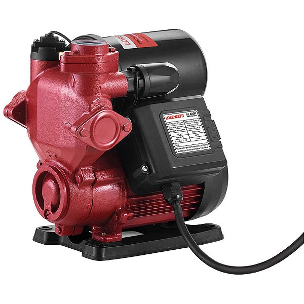 PRESSURIZADOR DE AGUA LORENZETTI PL400P 1/2 CV MONOFASICO BIVOLT 490296