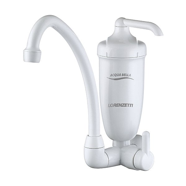 TORNEIRA COM FILTRO LORENZETTI ACQUA BELLA BRANCA PAREDE 270598