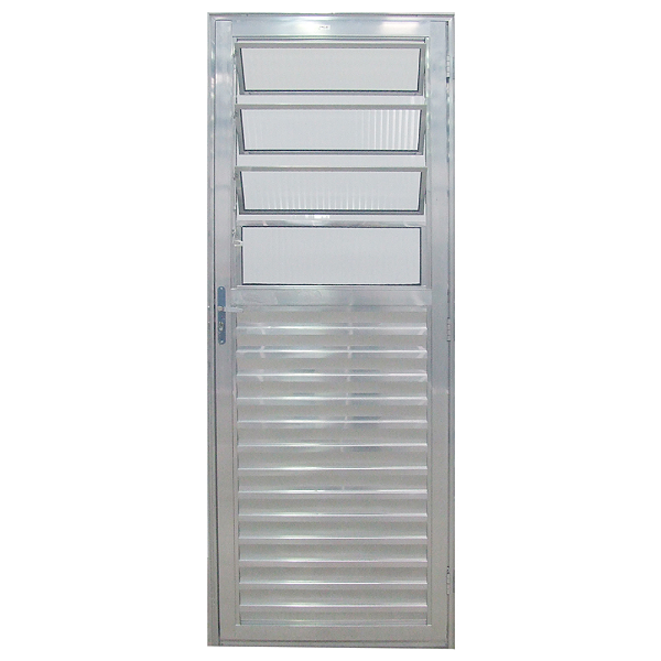 PORTA DE ALUMÍNIO BASCULANTE JANELLOT 210X80 ESQUERDA 226610