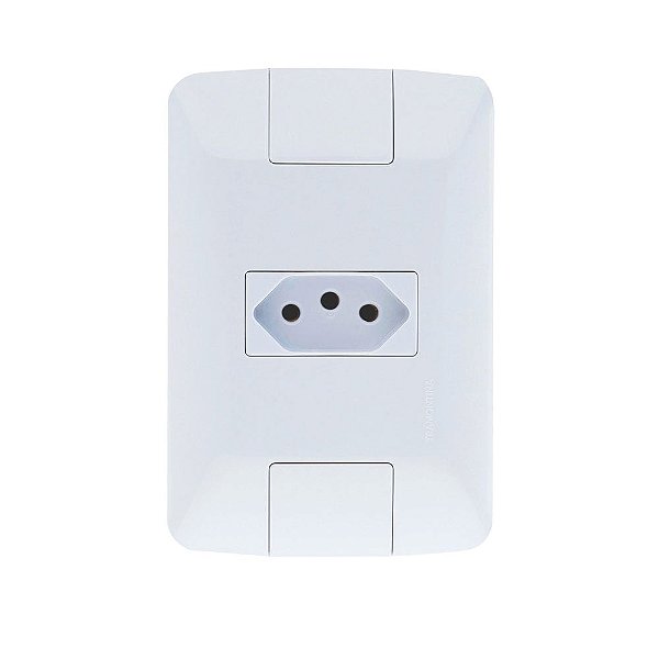 CONJUNTO TRAMONTINA ARIA 1 TOMADA 2P+T 10A 250V 57241/010 BRANCO 614467