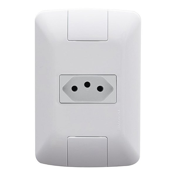 CONJUNTO TRAMONTINA ARIA 1 TOMADA 2P+T 20A 250V 57241/013 BRANCO 608610