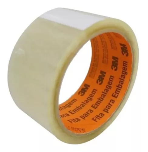 FITA EMBALAGEM ADESIVA 3M 48X50 METROS TRANSPARENTE 744301