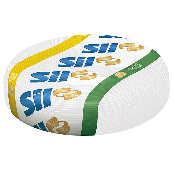 FIO CABO FLEXIVEL SIL 4,0MM BRANCO ROLO 100 METROS 322369