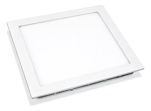 PAINEL LED BLUMENAU BRANCO EMBUTIR 12W 3000k QUADRADO LUZ AMARELO BIVOLT 572144