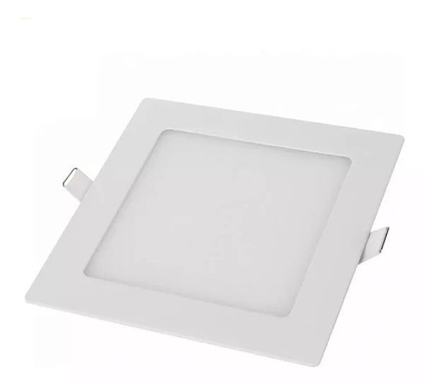 PAINEL LED BLUMENAU BRANCO EMBUTIR 18W 3000K QUADRADO LUZ AMARELO BIVOLT 572179