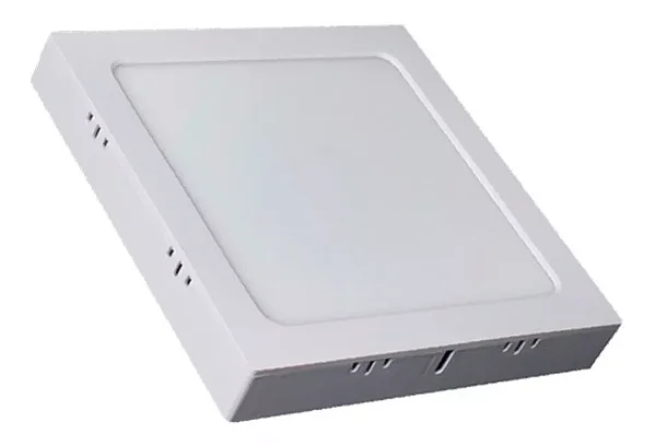 PAINEL LED BLUMENAU BRANCO SOBREPOR 12W 6500K QUADRADO BIVOLT LUZ BRANCO 551856