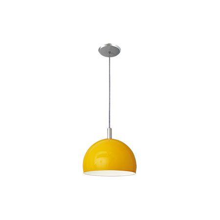 PENDENTE ARUBA AMARELO PD-210/AM KIN-LIGHT 429180