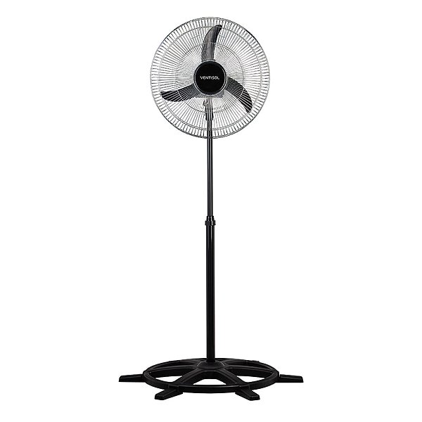 VENTILADOR DE COLUNA VENTISOL 50CM 3PÁS PRETO BIVOLT 200W 533 689556