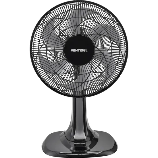 VENTILADOR DE MESA VENTISOL 30CM 6PÁS TURBO PRETO 127V 548 401641