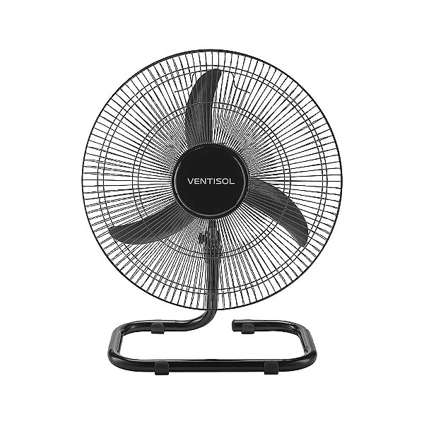 VENTILADOR DE MESA VENTISOL 50CM 3PÁS PRETO GRADE/ACO 127V 528226