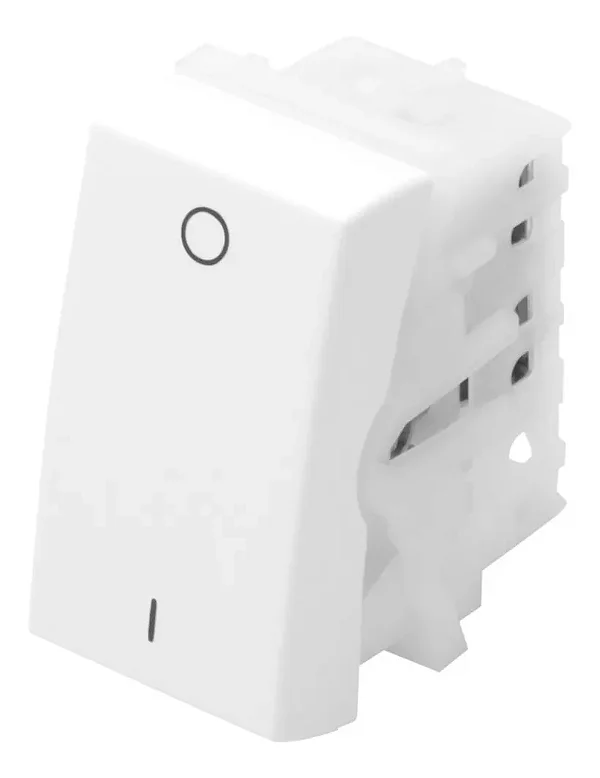 CONJUNTO FAME EVIDENCE SEM PLACA MÓDULO BIPOLAR SIMPLES 20A 0339 BRANCO 497762