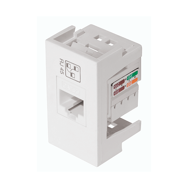 CONJUNTO FAME EVIDENCE SEM PLACA MÓDULO TOMADA RJ45 1140 BRANCO 517658