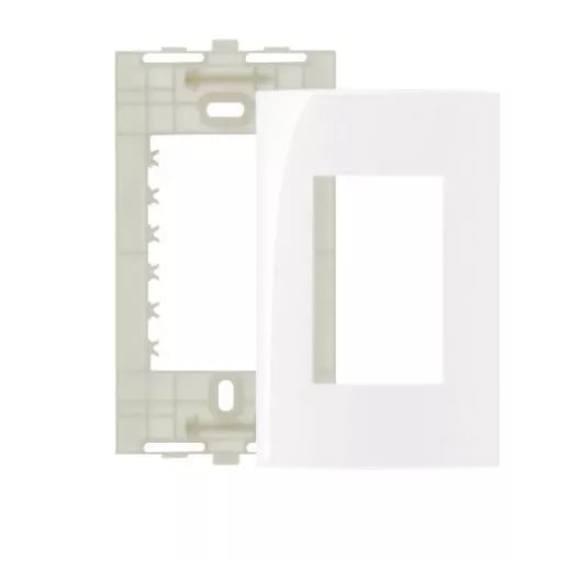 PLACA MARGIRIUS SLEEK 4X2 3 MÓDULO C/S PA016023 BRANCO 673196