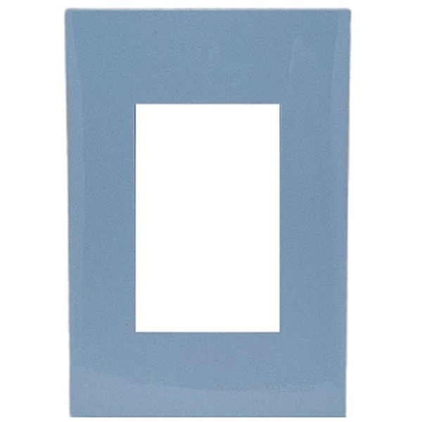 PLACA MARGIRIUS SLEEK 4X2 3 MÓDULO S/S PA015766 SERENO AZUL 673439