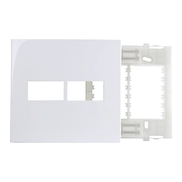 PLACA MARGIRIUS SLEEK 4X4 2 MÓDULO C/S PA016021 BRANCO 673226