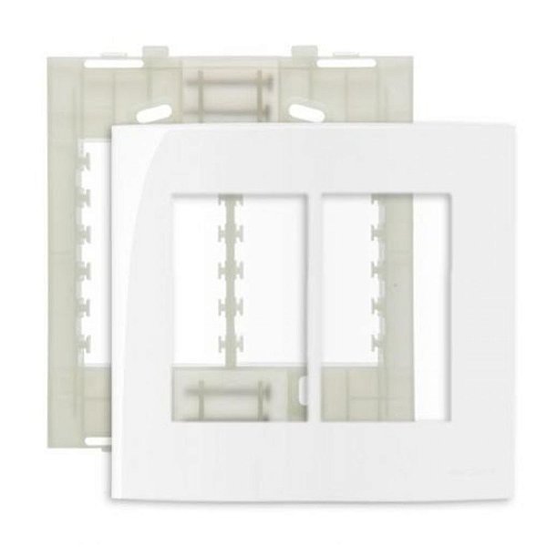 PLACA MARGIRIUS SLEEK 4X4 6 MÓDULO C/S PA016018 BRANCO 673242
