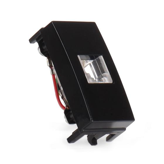 CONJUNTO MARGIRIUS SLEEK MÓDULO TOMADA TELEFONE PA016816 EBONY/PRETO 808440