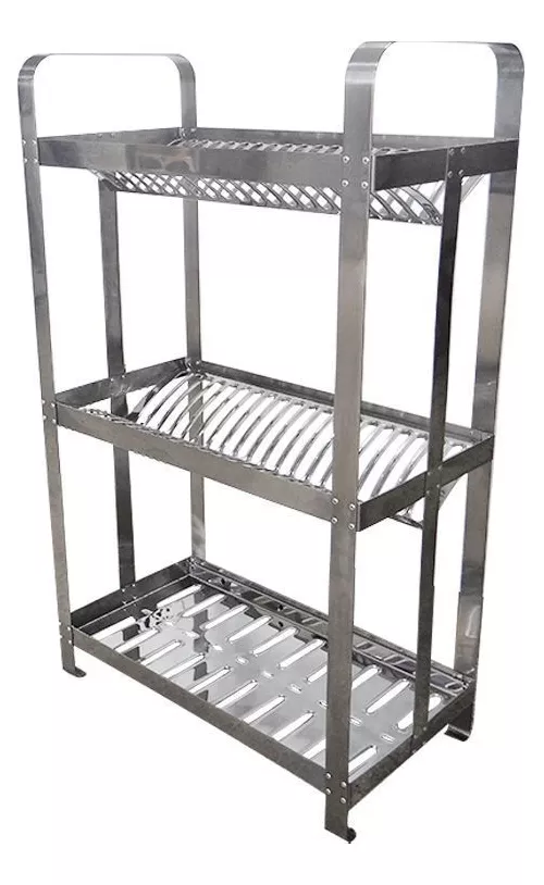 ESCORREDOR DE INOX MAKINOX 40 PRATOS INDUSTRIAL 0799 449504