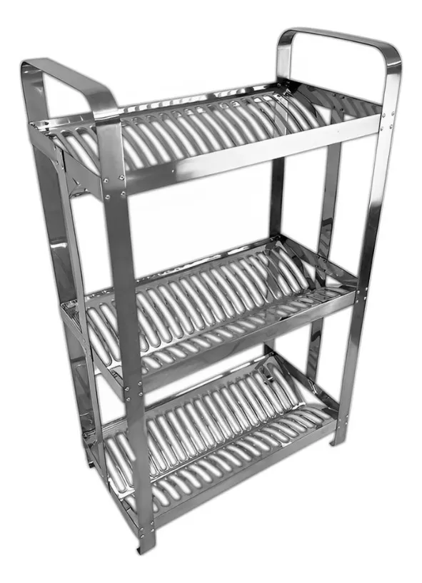 ESCORREDOR DE INOX MAKINOX 60 PRATOS INDUSTRIAL 0811 304441