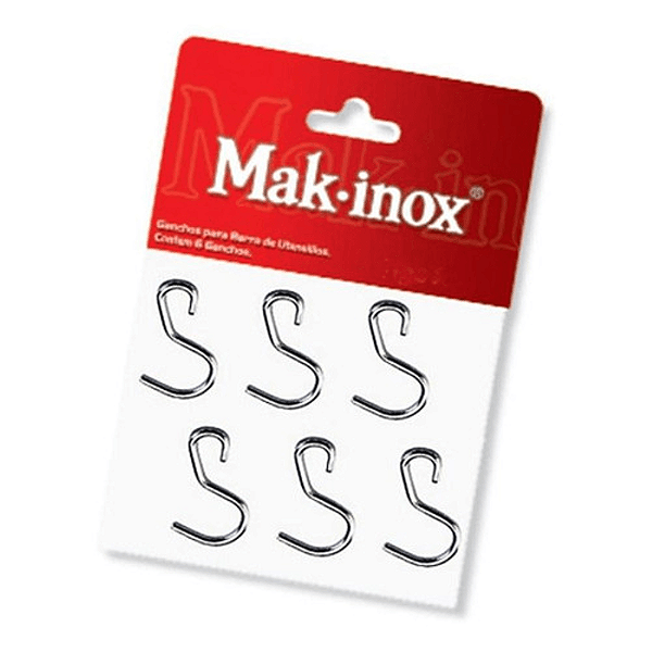 GANCHOS P/BARRA UTENSILIOS MAKINOX 0741 337560
