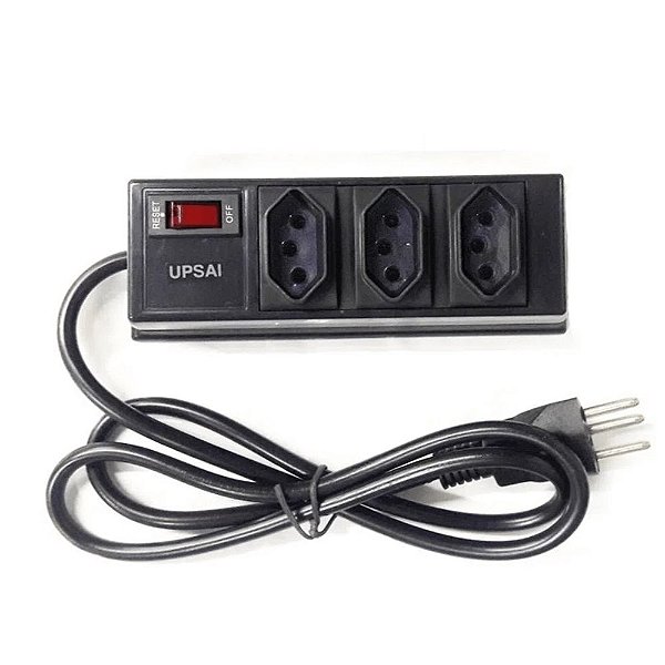 FILTRO DE LINHA UPSAI 3TOMADAS PVC BIVOLT 61502010 585670