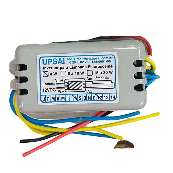 INVERSOR UPSAI 4W X 12VOLTS  136476