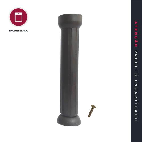 PÉ PARA ÁRMARIO GABINETE MÓVEIS P&J 170/210MM 5155LP PRETO 420964