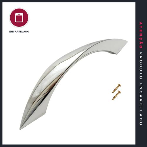 PUXADOR P&J ELEGANCE 128MM CROMADO C/1 746770