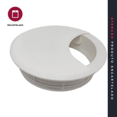 PASSA FIO P&J 60MM BRANCO PLASTICO C/1 9043 654027