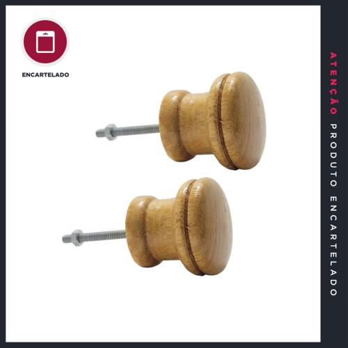 PUXADOR P&J DE MADEIRA GRANDE CEREJEIRA 14GC C/2 473707