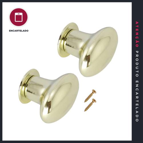 PUXADOR P&J OVAL VILLAGE GRANDE DOURADO 7300GD C/2 415782