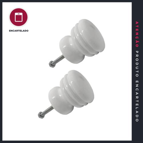 PUXADOR P&J DE MADEIRA GRANDE BRANCO 1009400006 22GB C/2 430463