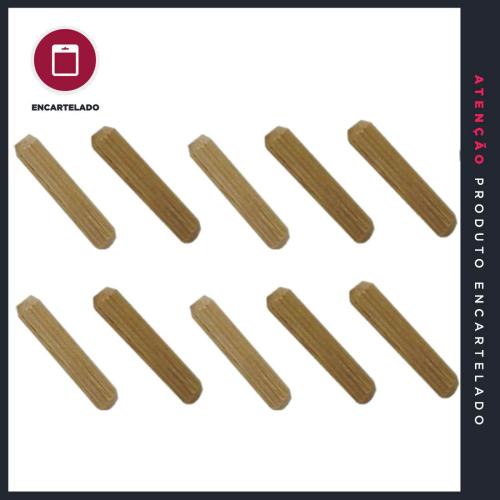 CAVILHA DE MADEIRA P&J 8X30MM C/10 CA8X30 423483