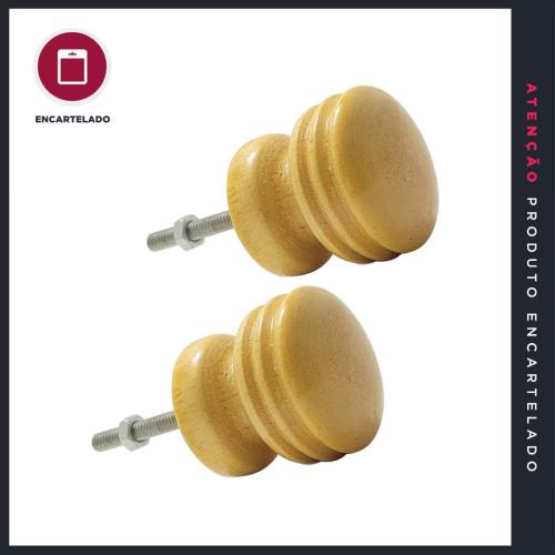 PUXADOR P&J DE MADEIRA GRANDE MARFIM 1009400014 22G 534072