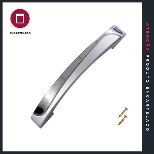 PUXADOR P&J HAMBURGO 128MM C/1 ALUF/CROMADO 442607