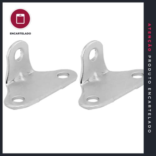 CANTONEIRA L P&J 3 FUROS ZINCADO METAL C/2 46690 639737