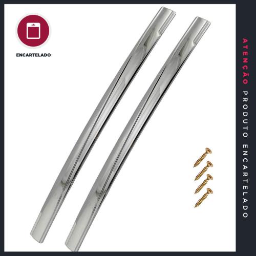 PUXADOR P&J 02300011 128/160/192 CROMADO C/2 407909