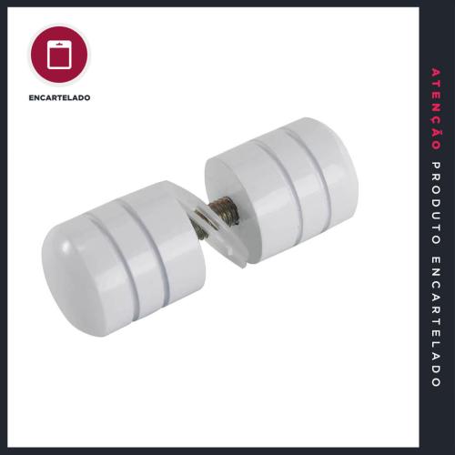 PUXADOR P&J BOLEADO BRANCO ALUMINIO C/1 1764 544116