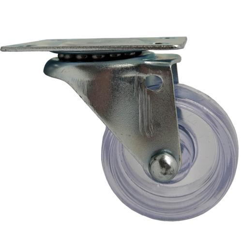 RODIZIO P&J BASE GIRAT 32 TRANSPARENTE ACRILICO 472506