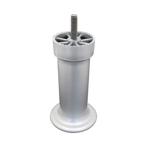 PÉ PARA ÁRMARIO GABINETE MÓVEIS P&J 120MM BOX PREMIUM 3015100009 AF/CROMADO 558818