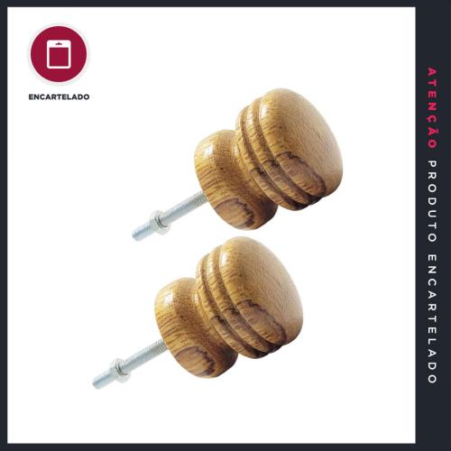 PUXADOR P&J DE MADEIRA GRANDE CEREJEIRA 22GC C/2 442470