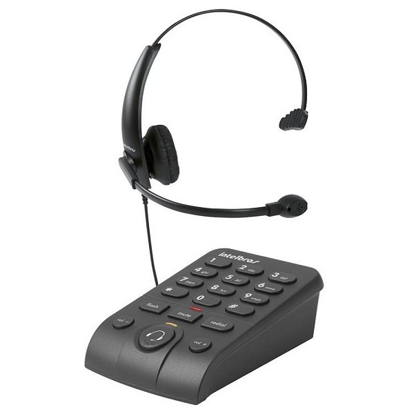 TELEFONE COM FIO INTELBRAS HEADSET HSB50 PRETO 351881